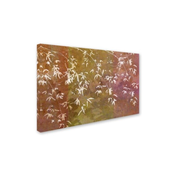 Cora Niele 'Floral Flurry Bronze' Canvas Art,16x24